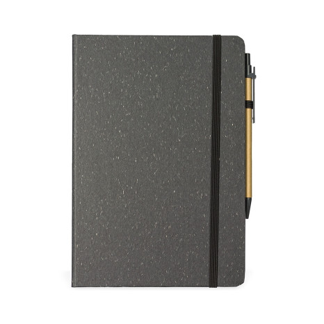 Caderneta Fibra de Arroz com Caneta Personalizada