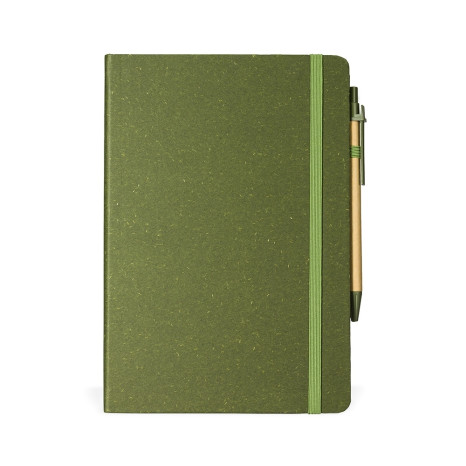 Caderneta Fibra de Arroz com Caneta Personalizada