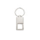 Chaveiro de metal retangular  com logotipo
