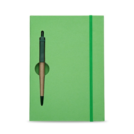 Bloco de Anotação Ecológico Com Caneta