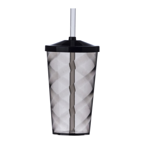 Copo Com Canudo Personalizado Para Outubro Rosa