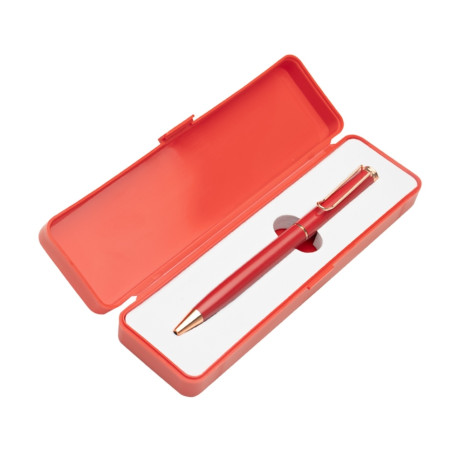 Caneta de Metal com Estojo Plástico Personalizado