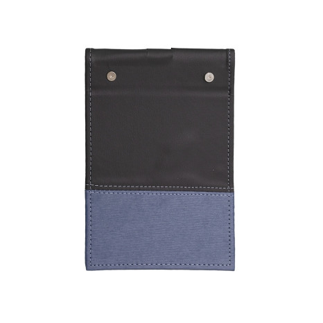 Bloco de Anotações em Couro Sintético e Porta Caneta Personalizado