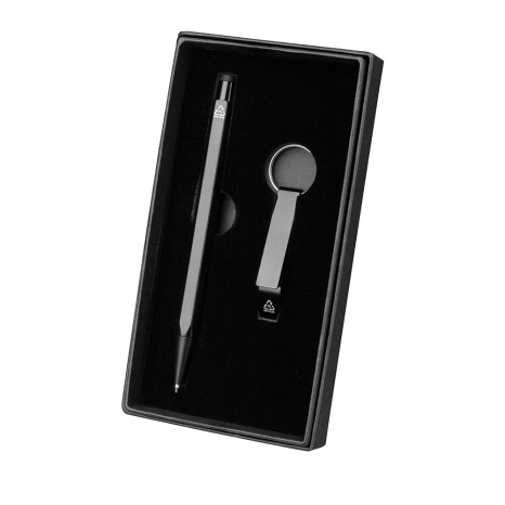 Kit Caneta e Chaveiro Alumínio Personalizado