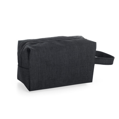 Necessaire de nylon colorido com alça lateral