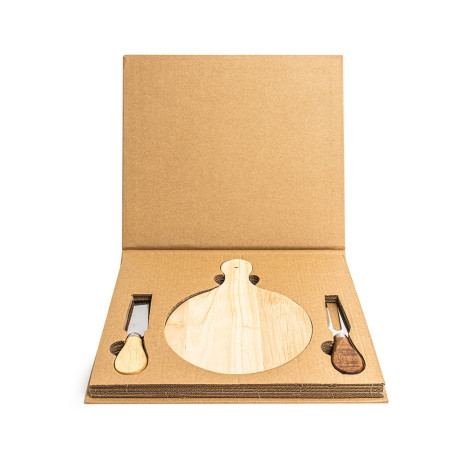 Kit Queijo 3 Peças com Logo Personalizado 