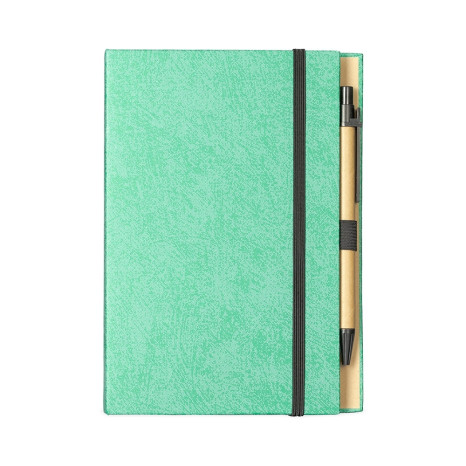 Bloco de Anotações com Autoadesivos e Caneta Promocional