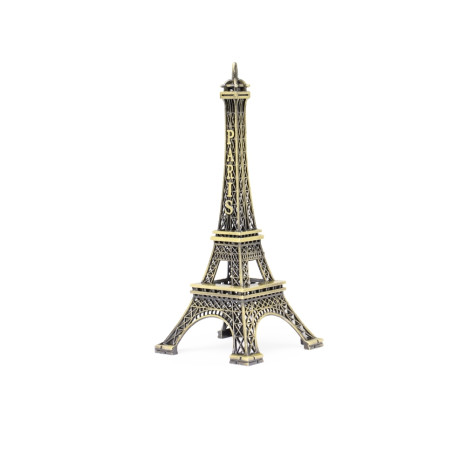 Enfeite decorativo torre eiffel com logotipo