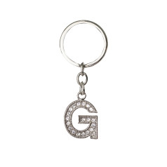 Chaveiro de metal letra g promocional