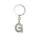Chaveiro de metal letra g promocional