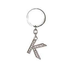 Chaveiro de metal letra k promocional