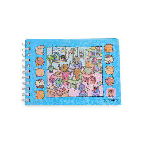 Caderno para colorir desenho animado para brinde