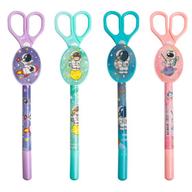 Caneta tesoura promocional