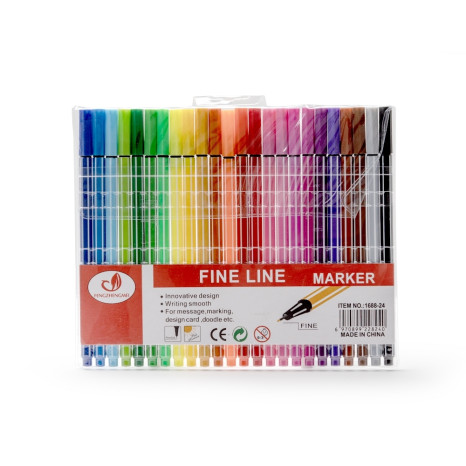Kit canetinhas coloridas com 24 para empresas