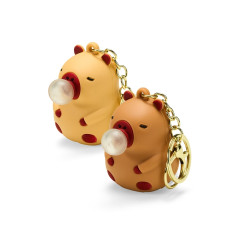 Chaveiro capivara plástico personalizado