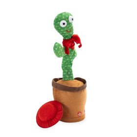 Cacto falante com logotipo