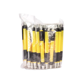 Pacote com 50 pçs caneta plástica com logotipo