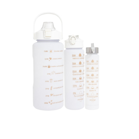 Kit 3 garrafas promocional
