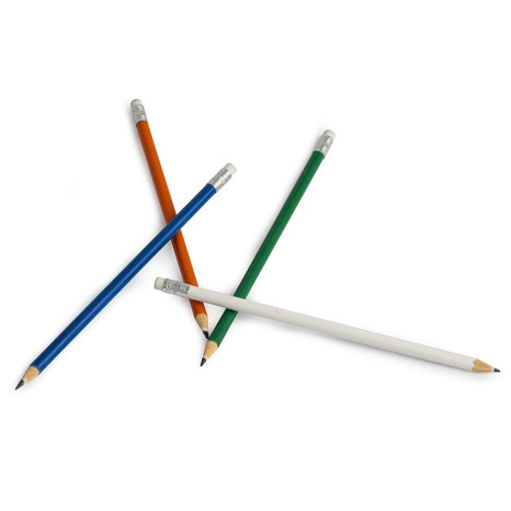 Lápis redondo com borracha personalizado