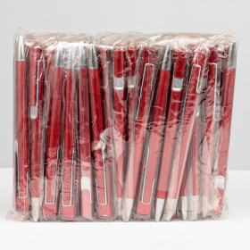 Pacote com 50 pçs caneta plástica com logotipo