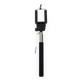 Bastão de selfie com disparador via cabo com logotipo