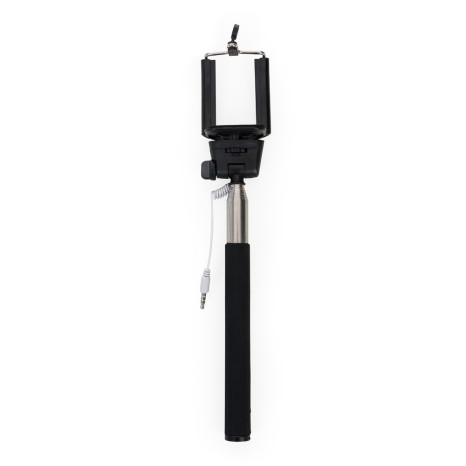 Bastão de selfie com disparador via cabo com logotipo