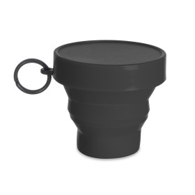 Copo retrátil 150ml emborrachado com logotipo