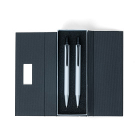 Conjunto caneta e lapiseira metal para empresas