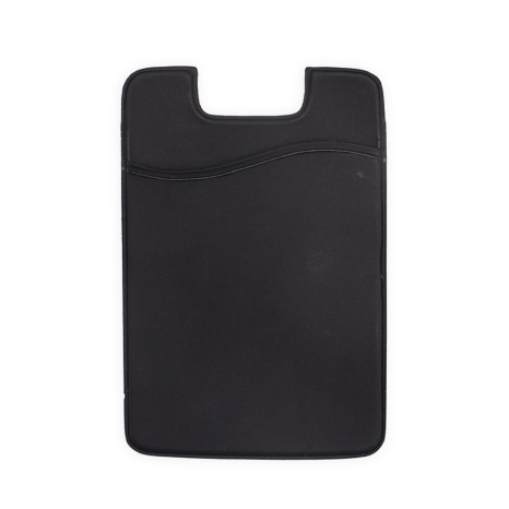 Adesivo porta cartão emborrachado para celular com logotipo