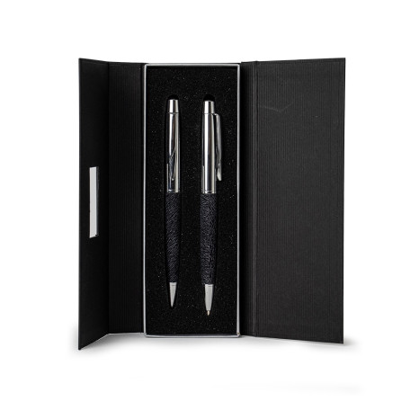 Conjunto caneta e lapiseira metal para empresas