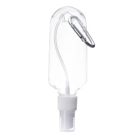 Frasco spray 100 ml com mosquetão  personalizado