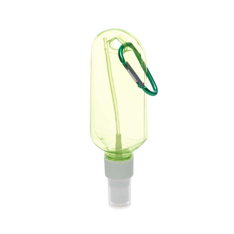 Frasco spray 100 ml com mosquetão  personalizado