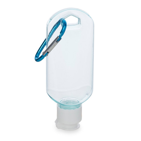 Frasco 55ml com mosquetão  para empresas