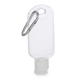 Frasco 55ml com mosquetão  para empresas