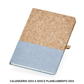 Caderneta cortiça promocional