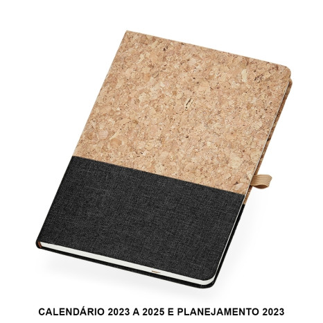 Caderneta cortiça promocional