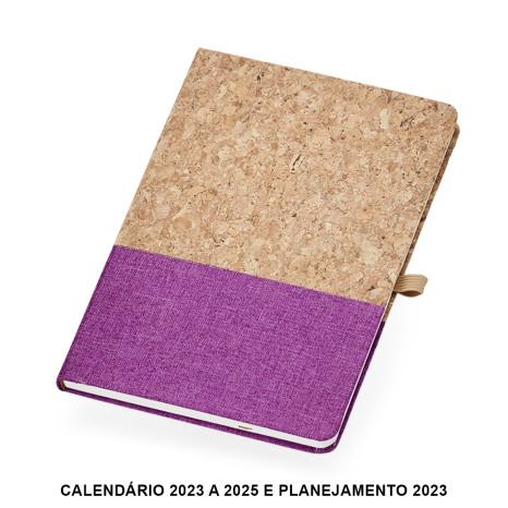 Caderneta cortiça promocional